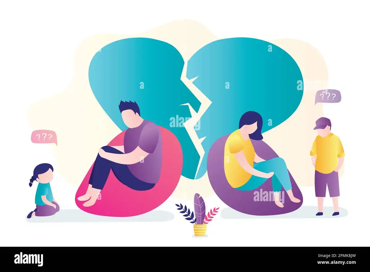 relationship boundaries couple conflict illustration