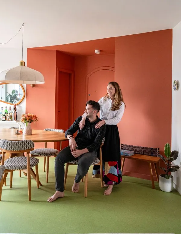 couple morning coffee ritual cozy home