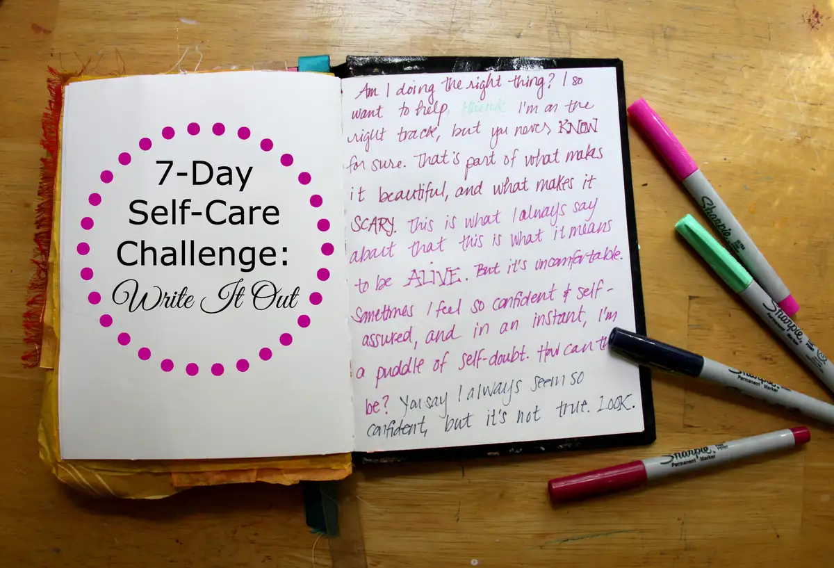 writing self-doubt journal notebook mindfulness