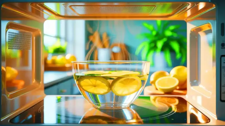 microwave cleaning lemon steam Germany kitchen