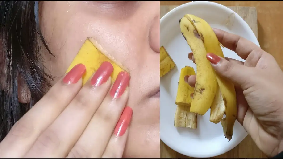 banana peel skincare natural glow