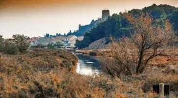 german student using tablet in classroom