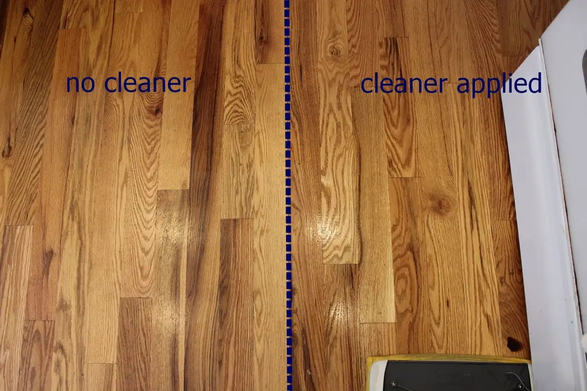natural cleaning wooden floor home/