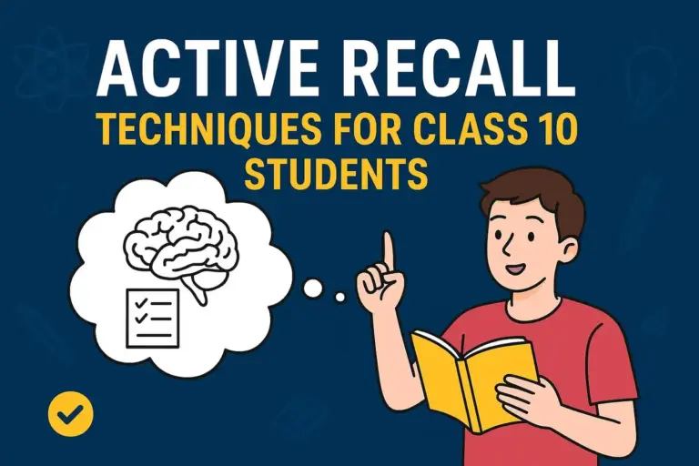 student learning active recall exam notebook