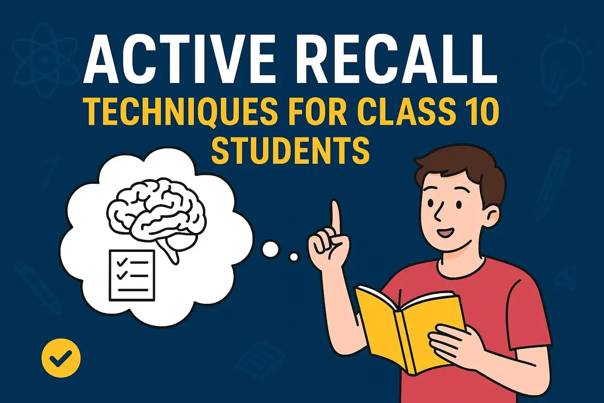student learning active recall exam notebook