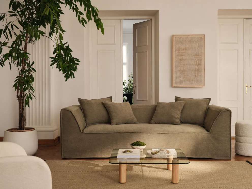 young professional learning online at home with notebook