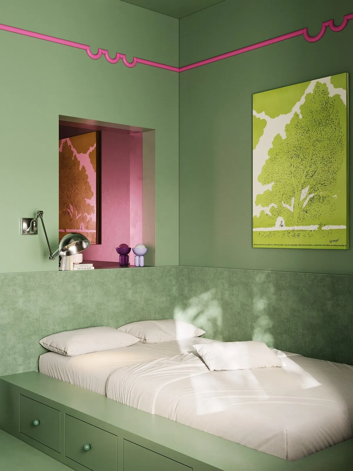 tech organization at home minimal workspace