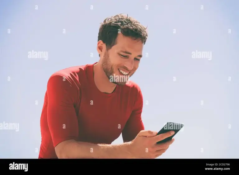 young adult using smartphone learning app