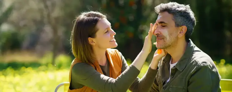 skin protection UV sun summer Germany outdoor woman