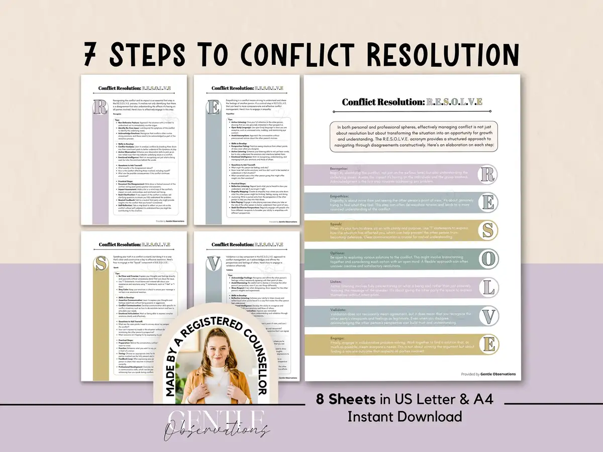 conflict resolution adults conversation