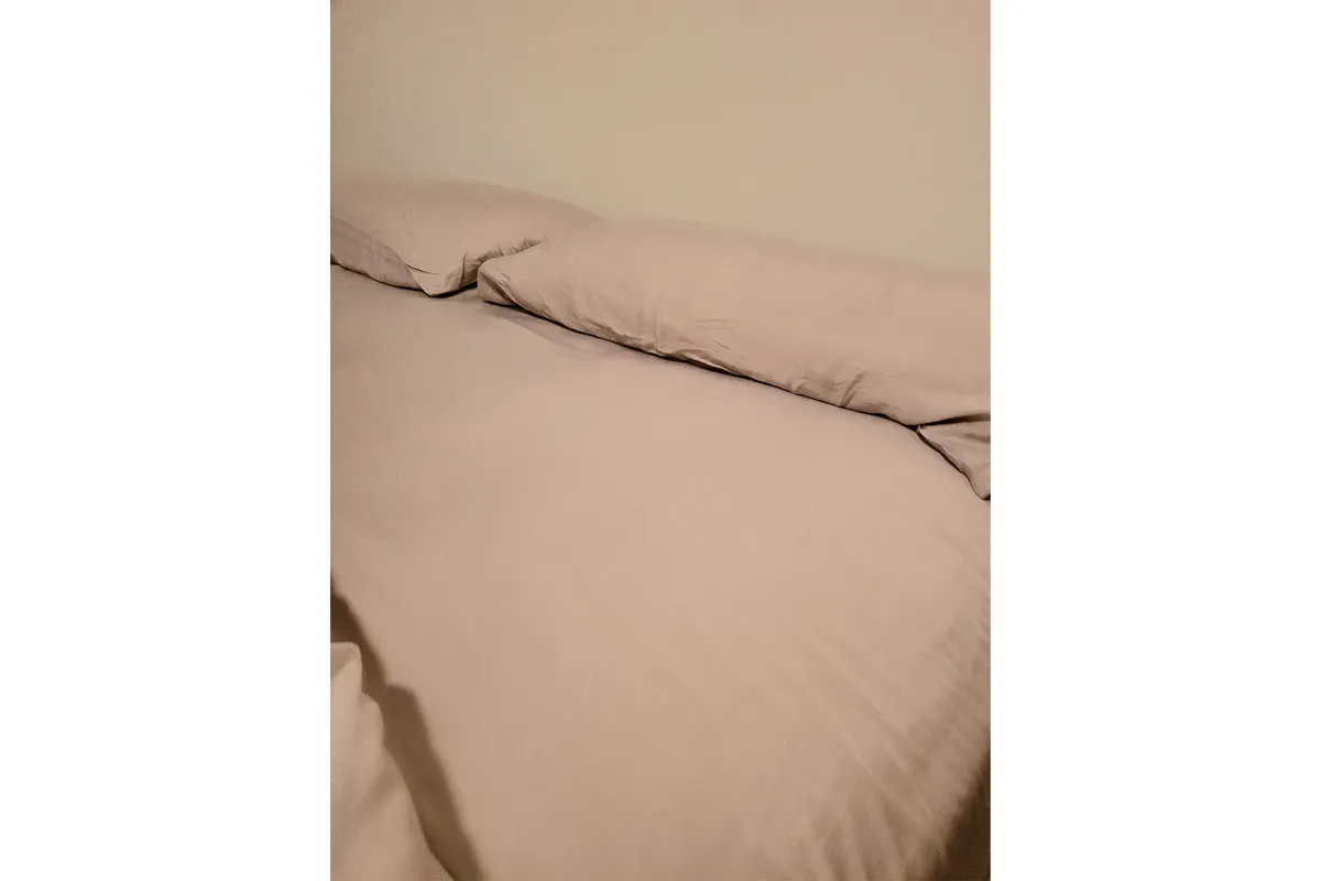 older woman skincare routine at home