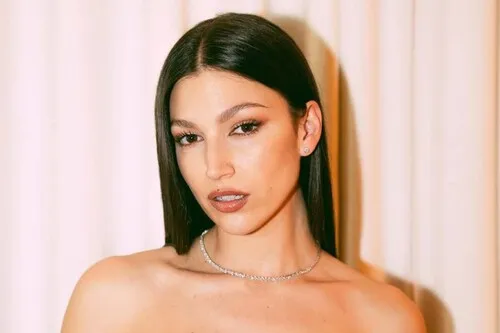 woman using smartphone banking app digital finance germany city cafe