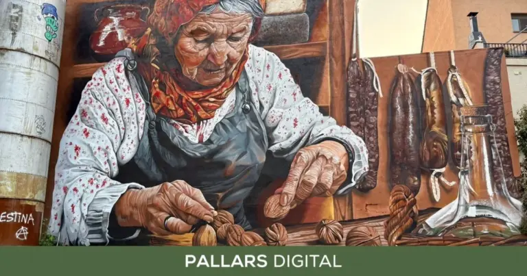 Dieses Wandgemälde erwacht: Warum die Oma aus Sort jetzt digital lebt