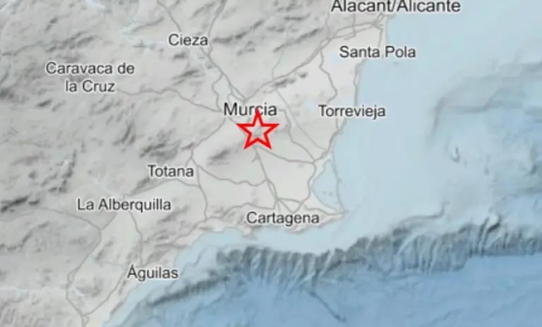 Erdbeben der Stärke 2,6 in Murcia registriert