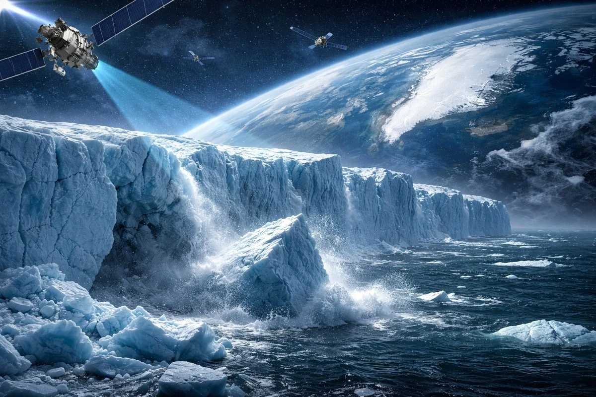 Satelliten zeigen: Milliarden Tonnen Eis verschwinden – Welches Land saugt das Meerwasser auf?