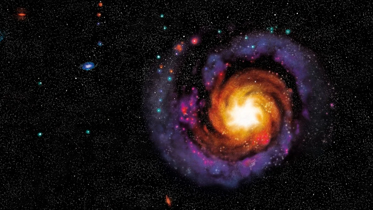 Warum diese perfekt geformte Galaxie 1,5 Milliarden Jahre zu früh kam - image 1