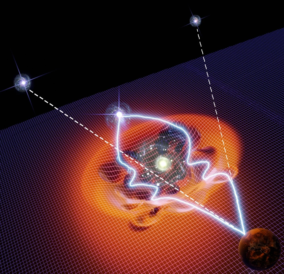 Dieses verbogene Raum-Zeit-Gebilde ist 10.000 Lichtjahre entfernt – und niemand hat es bemerkt. - image 2