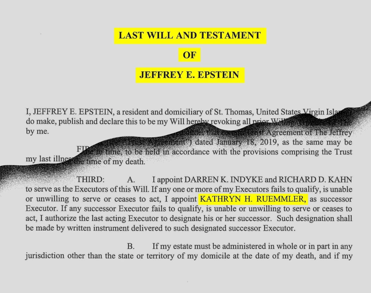 Selbst im Tod: Das absurde Erbe, für das Epstein seine Verlobte Millionärin machen wollte - image 2