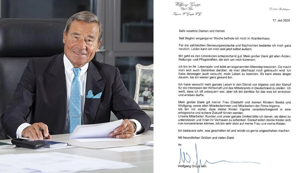 Das haben Sie nicht erwartet: Nach seinem Suizidversuch spricht der Boss von Trigema jetzt offen über seinen Jagdschein-Verlust. - image 2